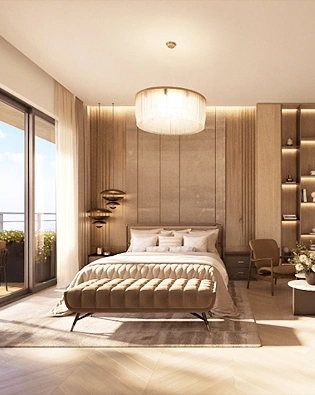 Spacious Emperor-Sized Bedrooms