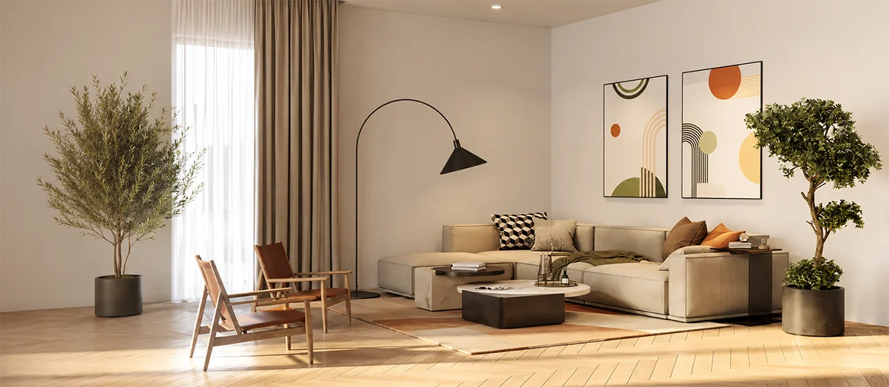 Efficient space planning with smart 2 & 3 BHK layouts