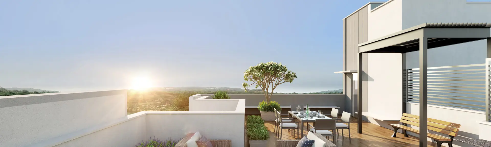 Private Terrace to Socialize