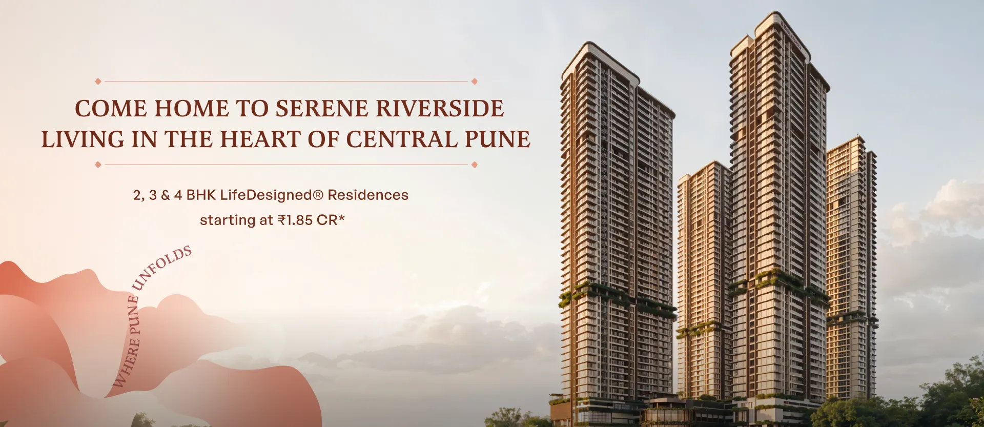 Birla Punya riverside residences in Central Pune