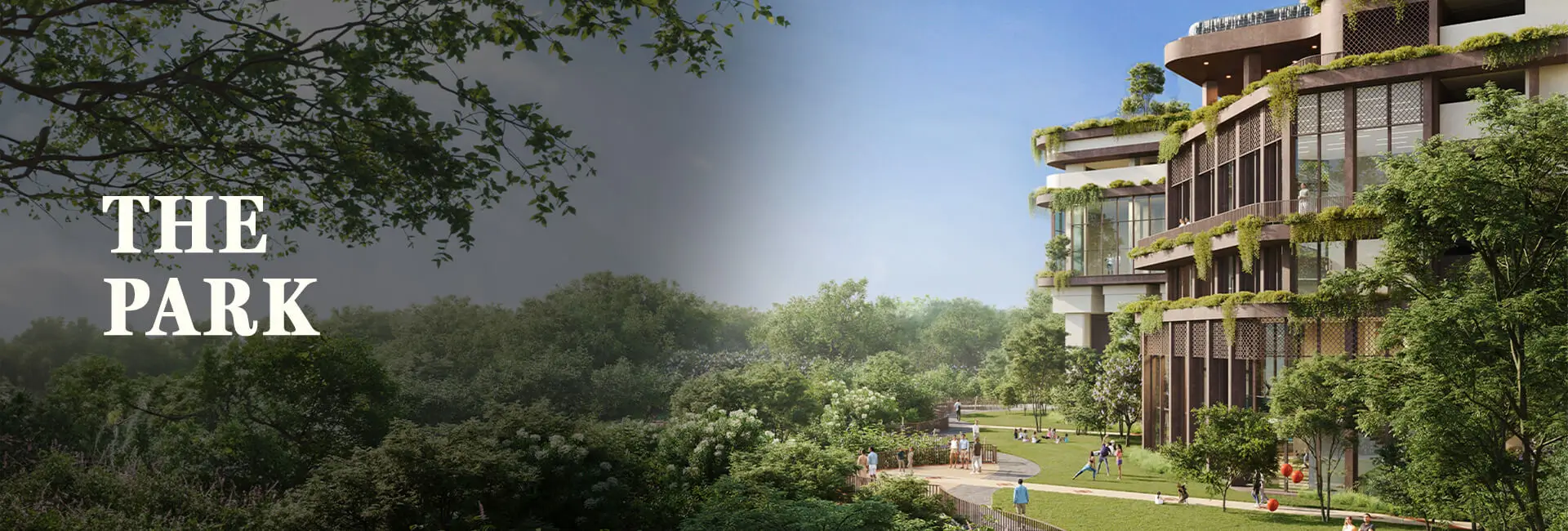 Modern high-rise towers surrounded by lush green spaces at Birla Punya, blending Pune's heritage with sustainable living