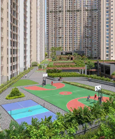 Tallest building with 44 floors